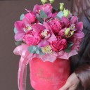 Коробочка Малиновые Чары - с добавлением зелени - миниатюра 