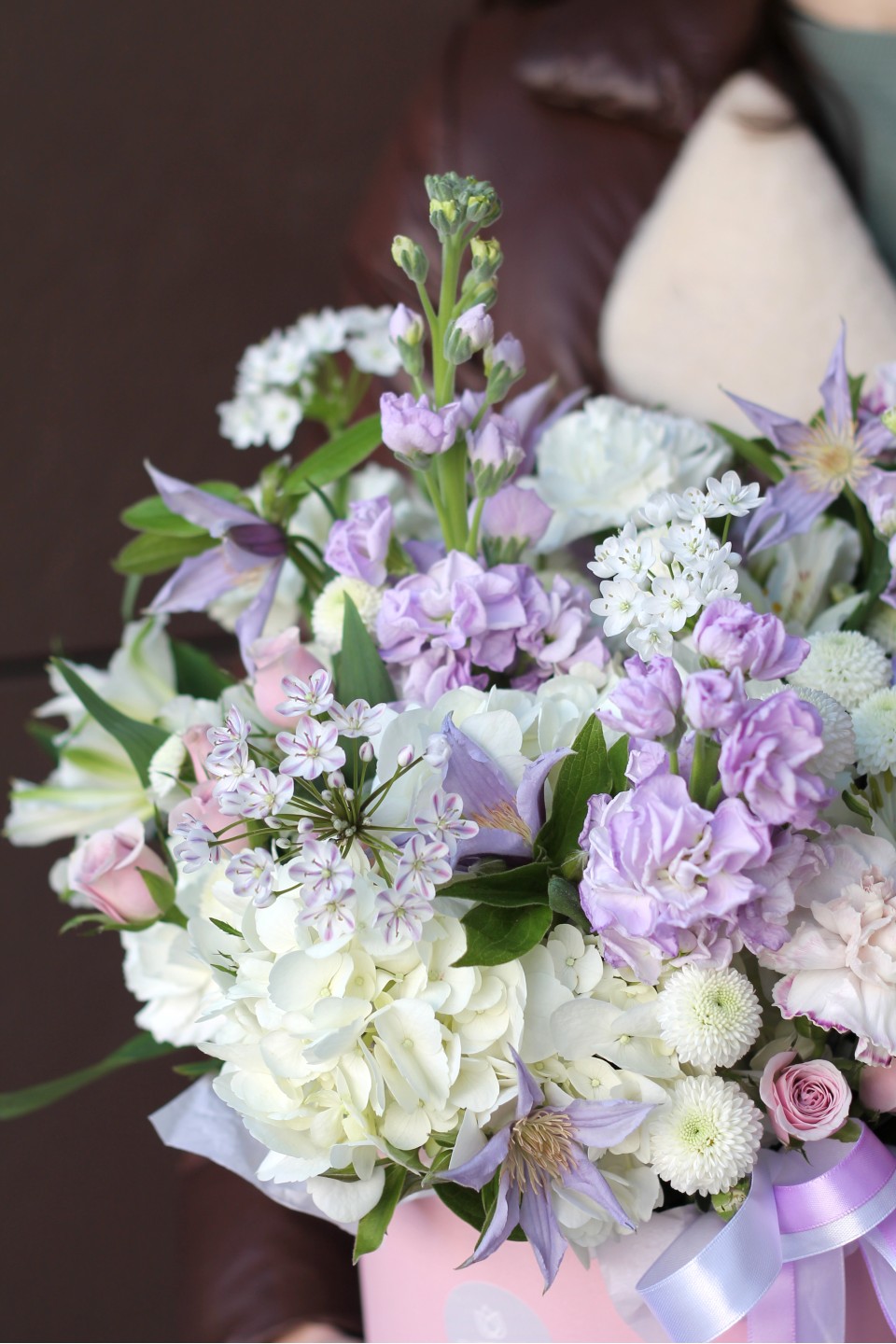 Коробка Сиреневая Симфония - подарочное оформление