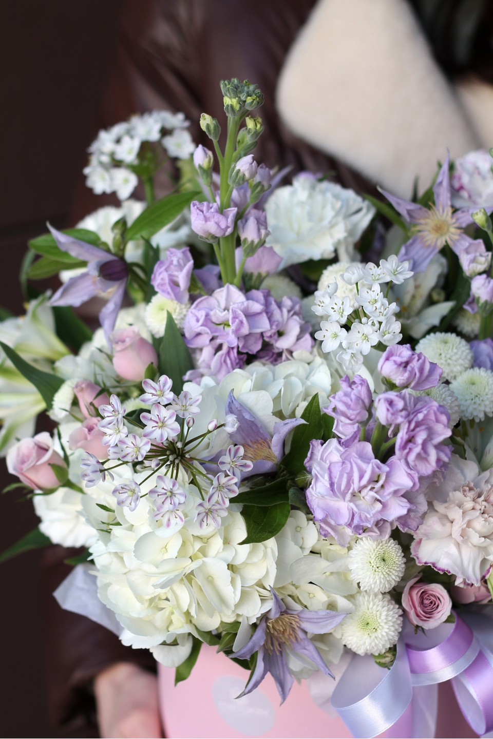 Коробка Сиреневая Симфония - с доставкой по Минску