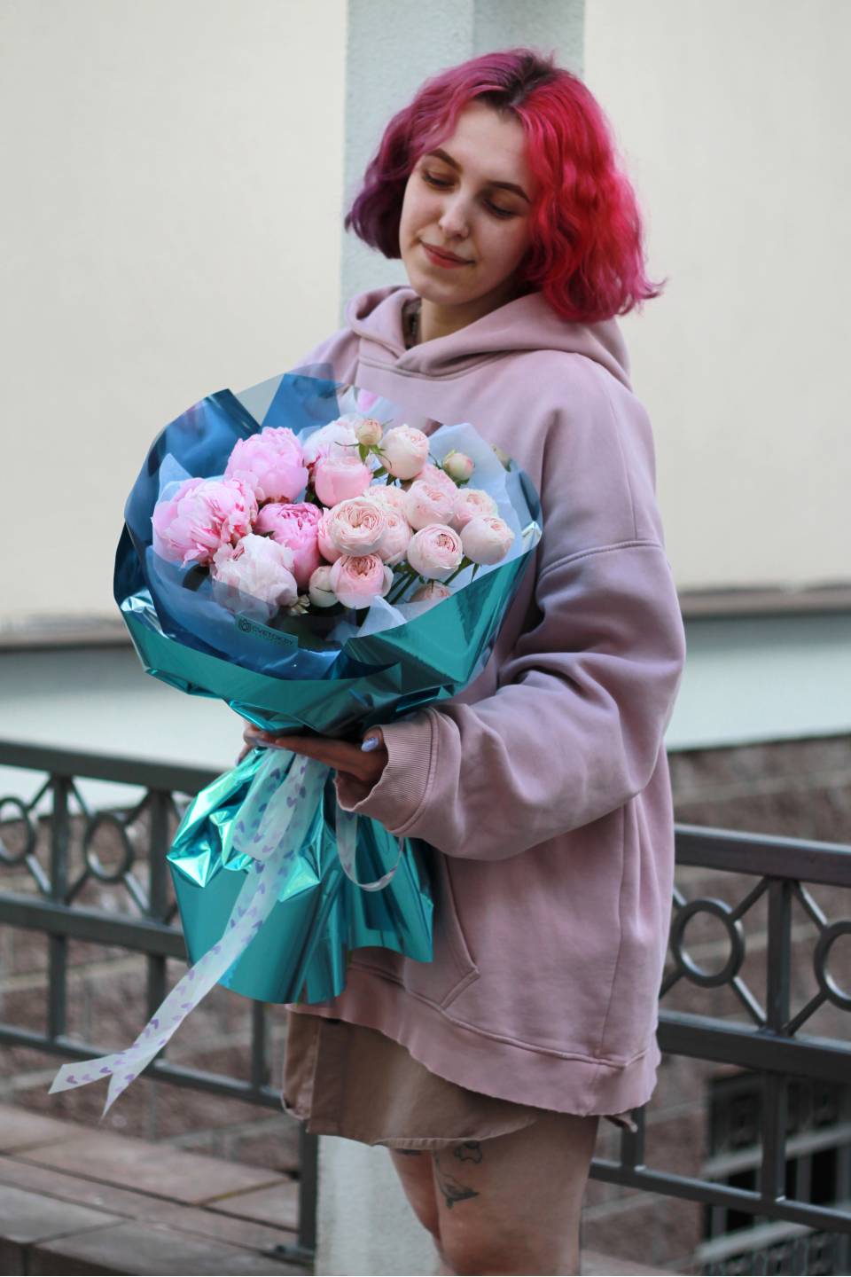 Букет Цветочная Акварель - с доставкой по Минску