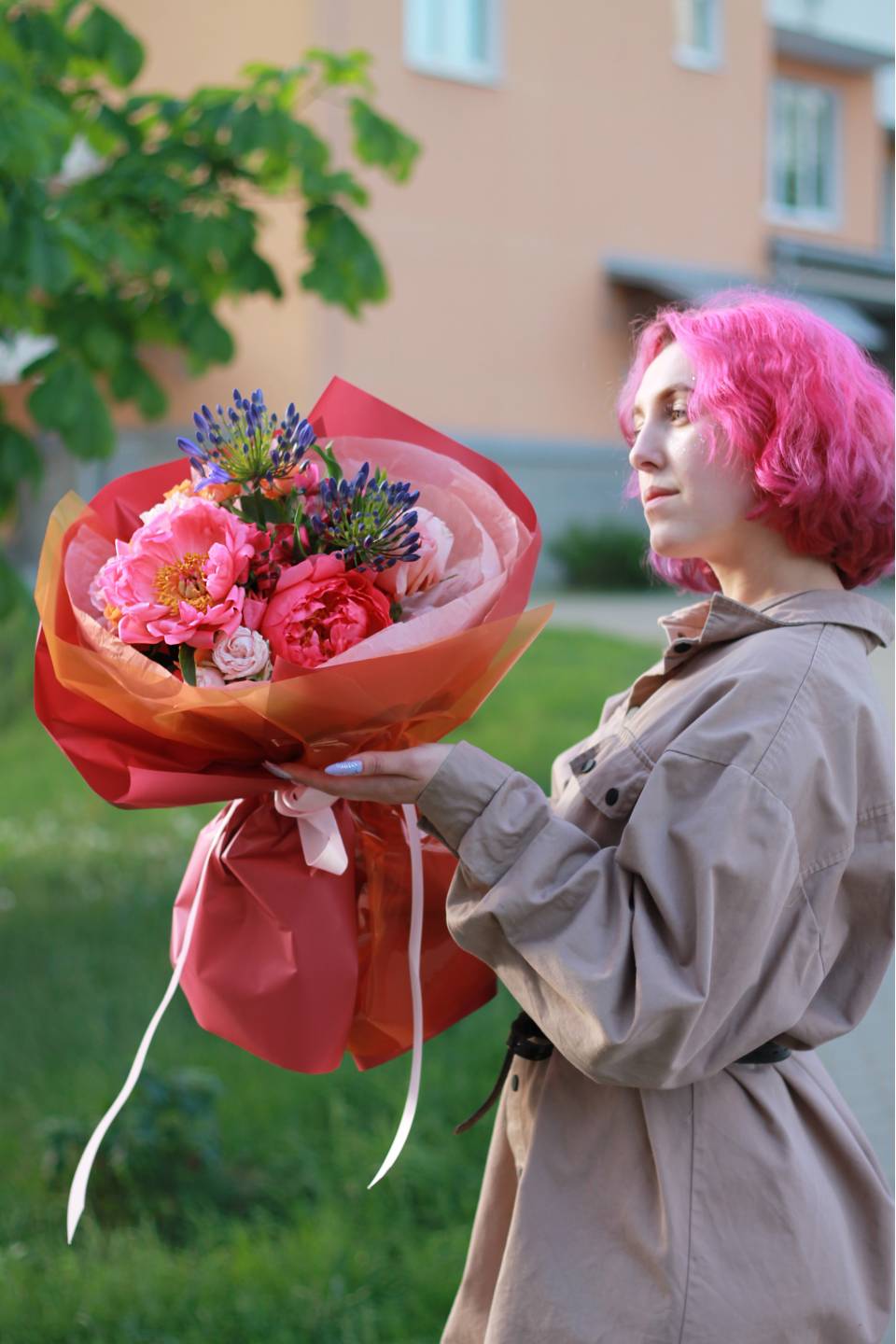 Букет Палитра Природы - подарочное оформление