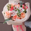 Букет Сарика - с добавлением зелени - миниатюра 