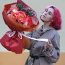 Букет Палитра Природы - с добавлением зелени - миниатюра 