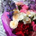 Букет Ривьера - с добавлением зелени - миниатюра 