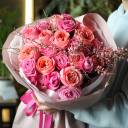 Букет Розовые Времена - с доставкой по Минску - миниатюра