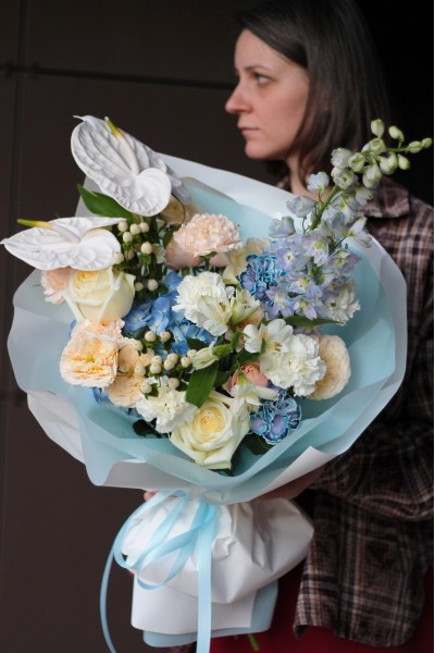 Букет "Снежное Танго"