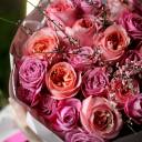 Букет Розовые Времена - подарочное оформление - миниатюра