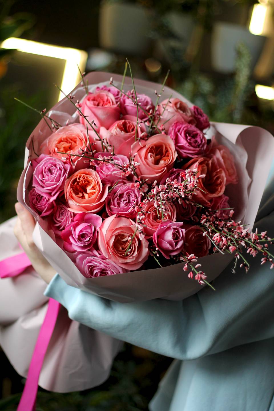 Букет Розовые Времена