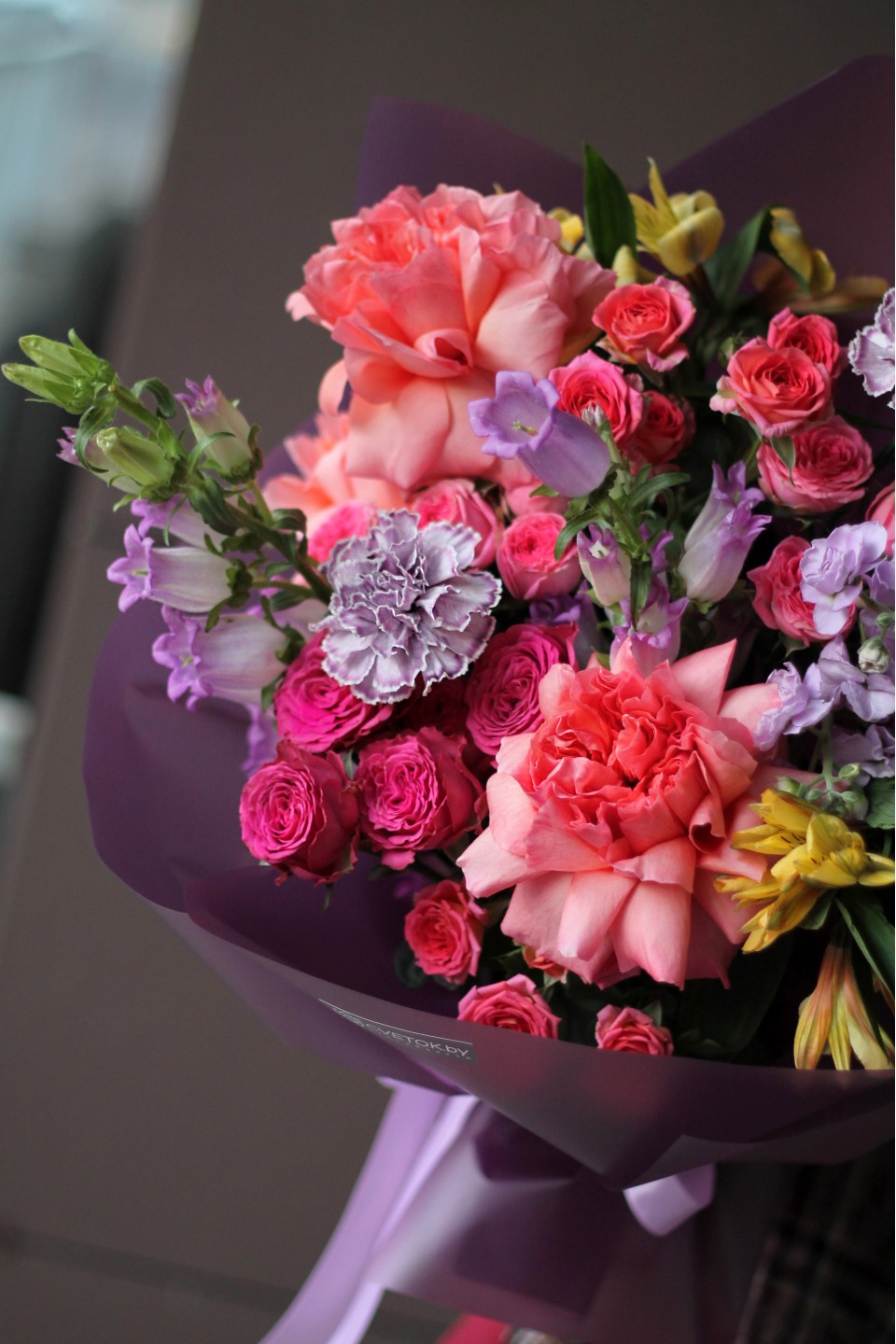 Букет Тот самый момент - подарочное оформление