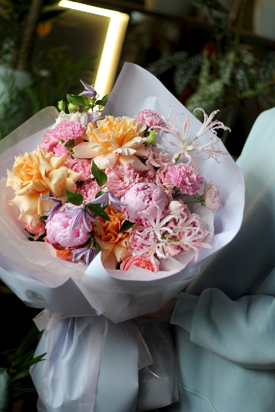 Букет Афродита - подарочное оформление