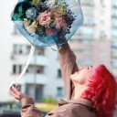 Букет Беспечный Ангел - подарочное оформление - миниатюра