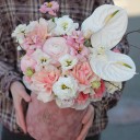 Коробочка Белые паруса - с добавлением зелени - миниатюра 