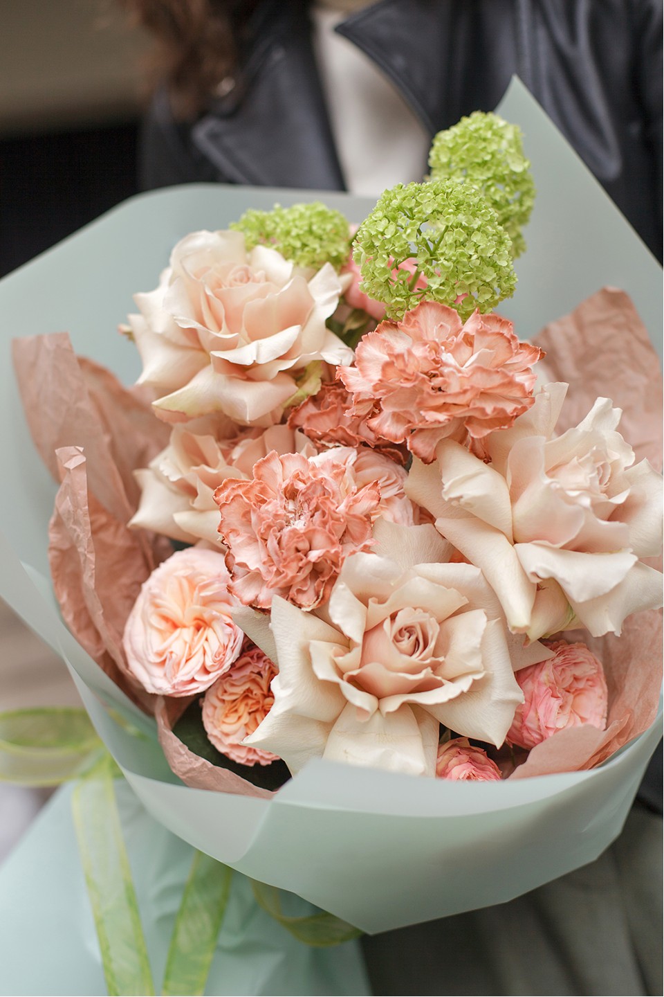 Букет Алишань - с добавлением зелени