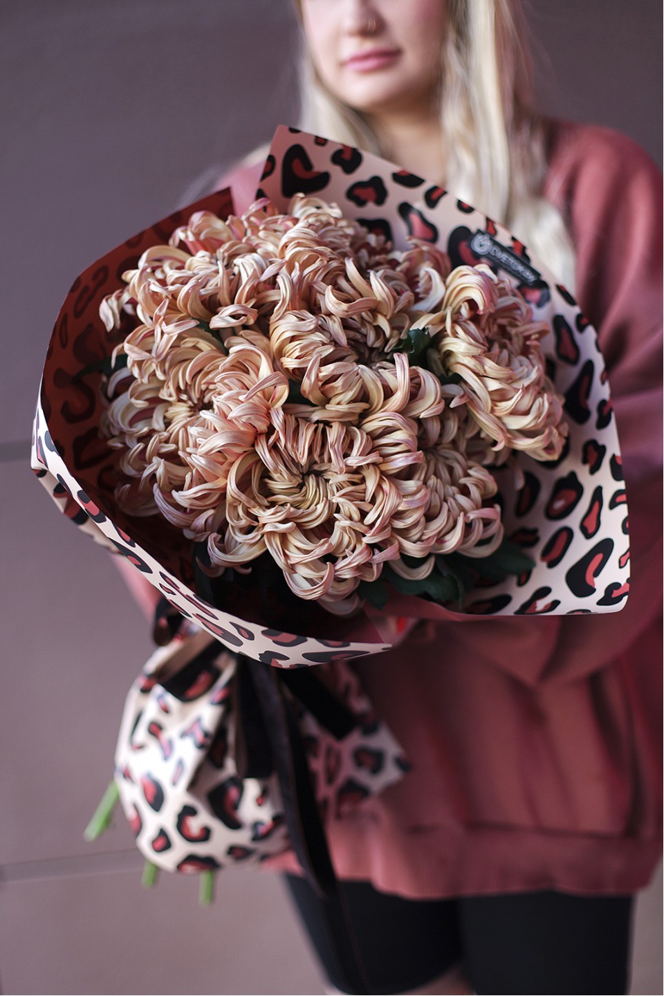 Букет Лео - подарочное оформление