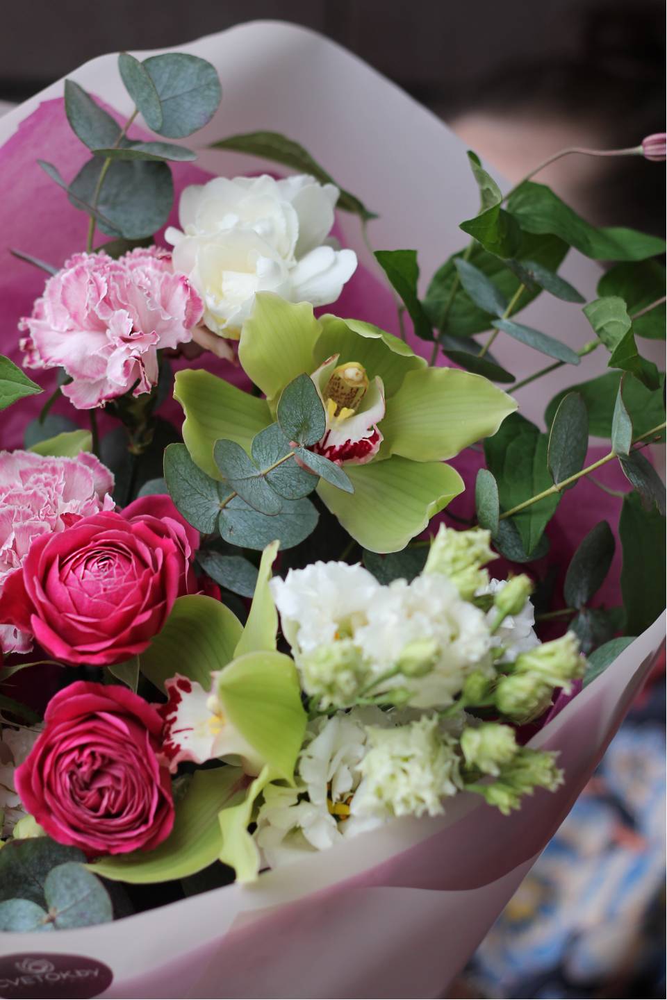 Букет Найра - с добавлением зелени