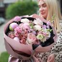 Букет Лавендера - с добавлением зелени - миниатюра 