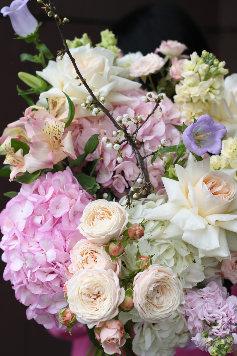 Букет Луони - с добавлением зелени