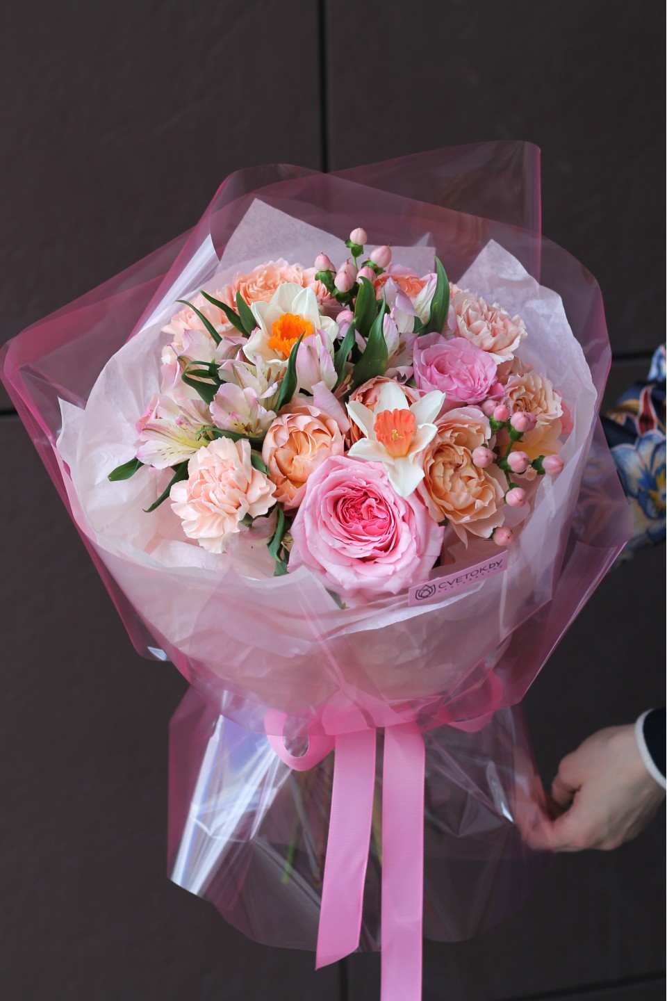 Букет Молимо - с добавлением зелени