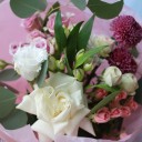 Букет Фьюжн - с добавлением зелени - миниатюра 