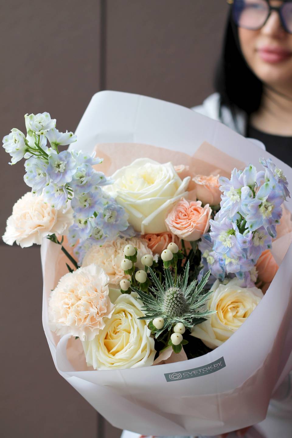 Букет Звезда ангела - подарочное оформление