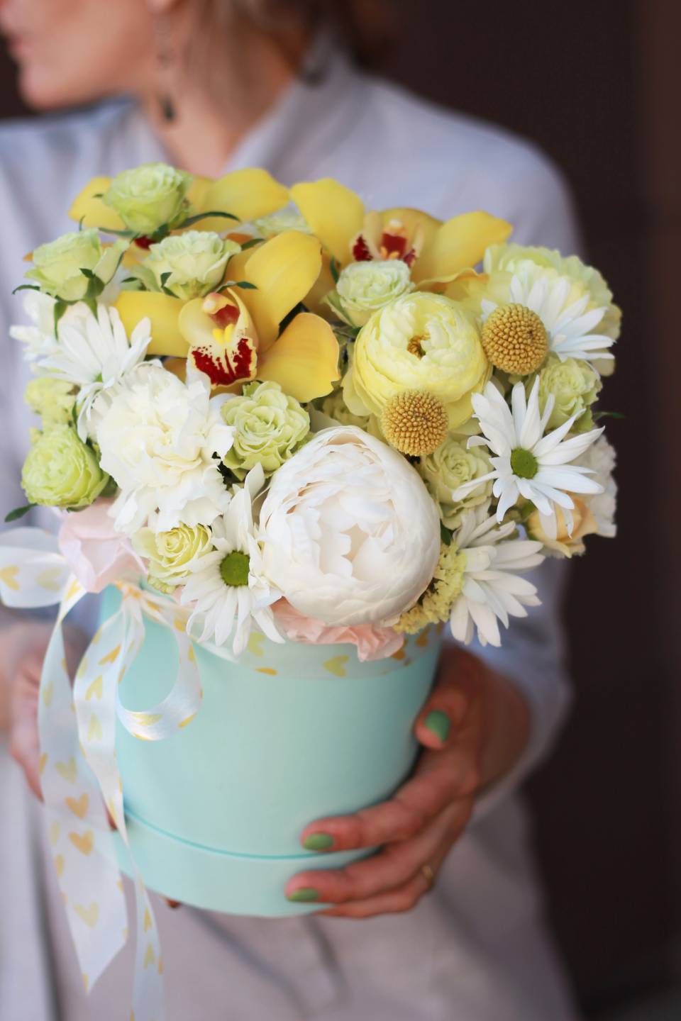 Композиция Солнечный май - подарочное оформление