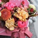 Композиция Клюквенный сироп - с добавлением зелени - миниатюра 