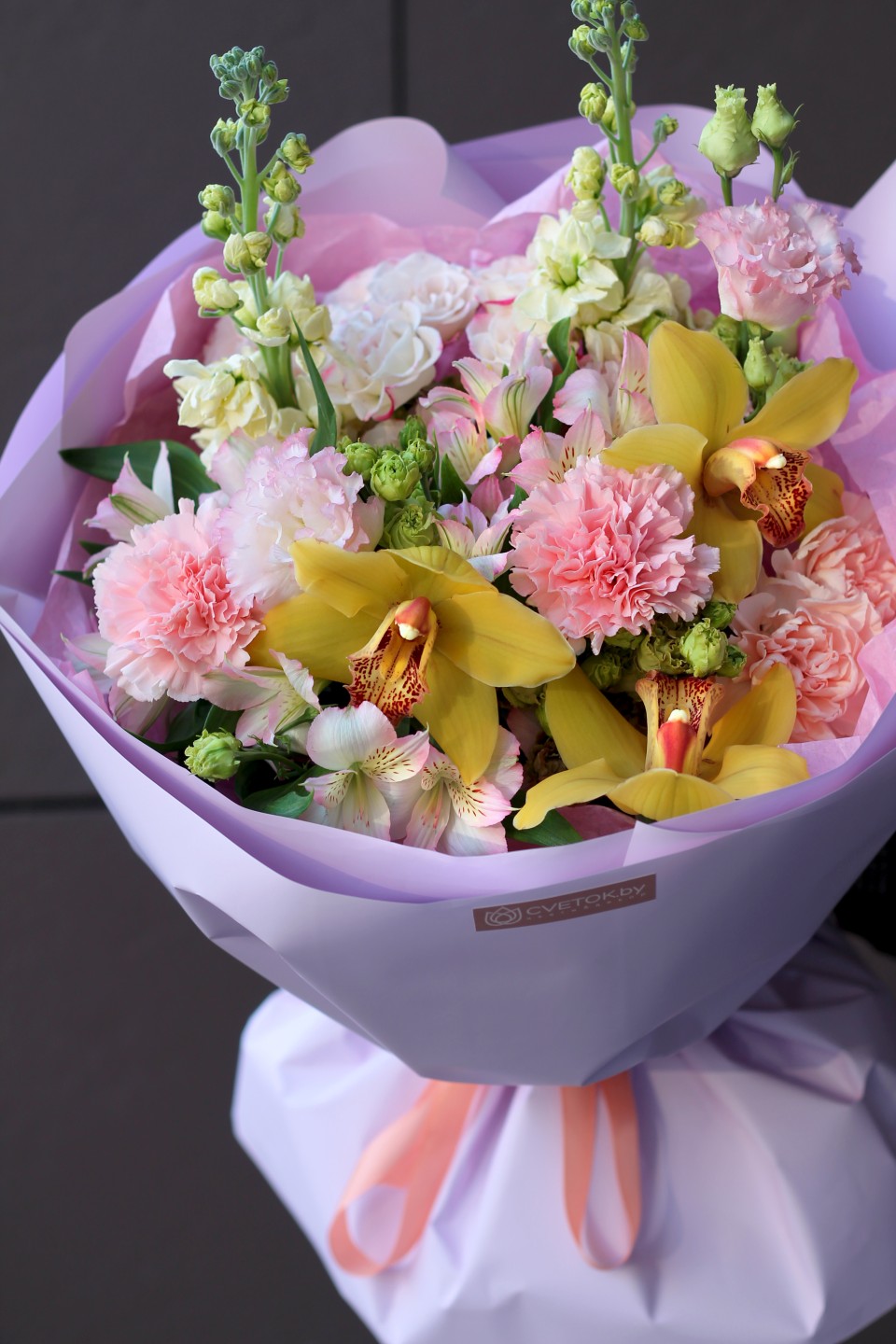 Букет Арий - с добавлением зелени