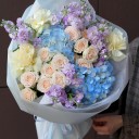 Букет Голубой мотылек - миниатюра