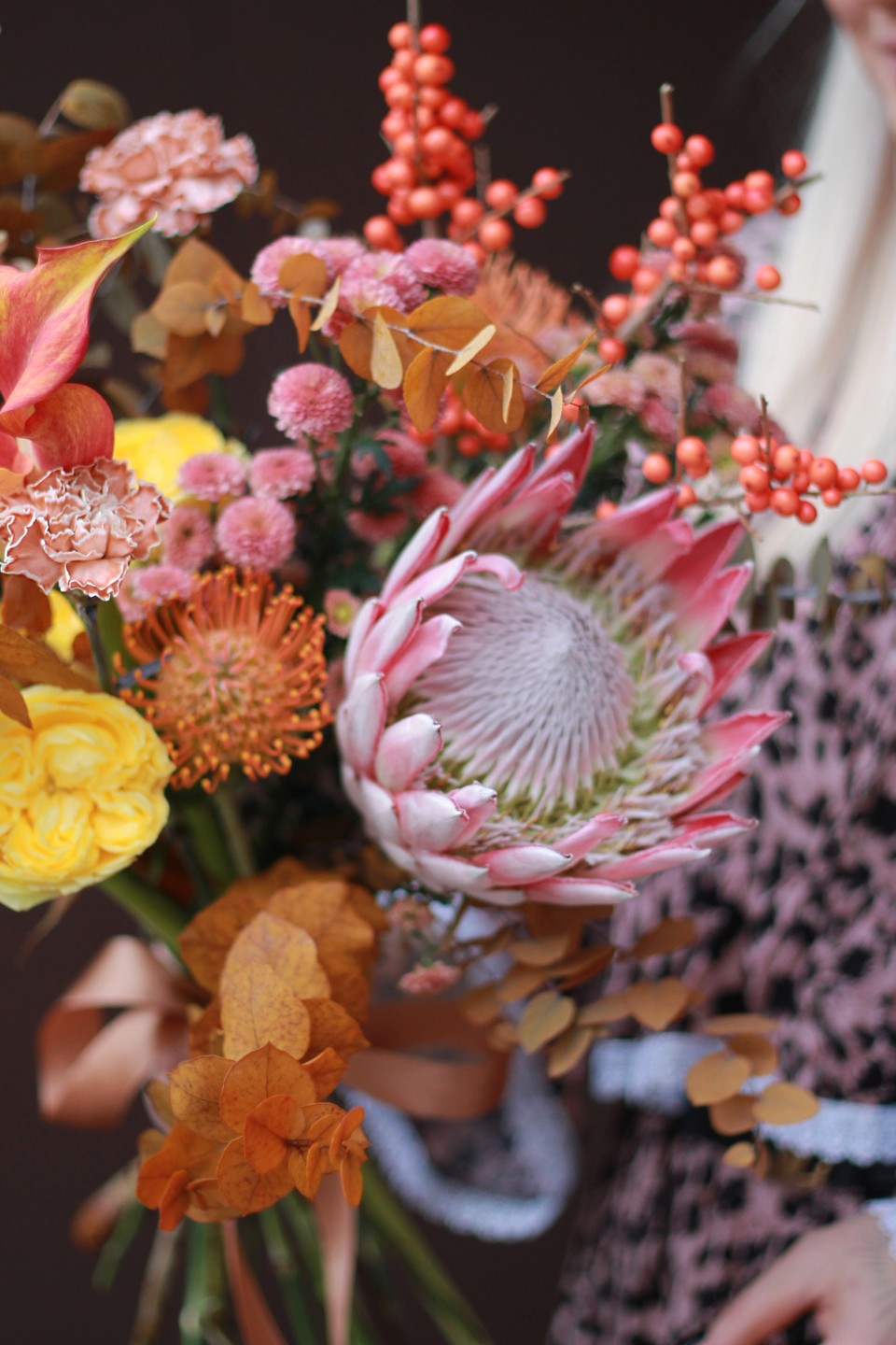 Букет Империал - с добавлением зелени