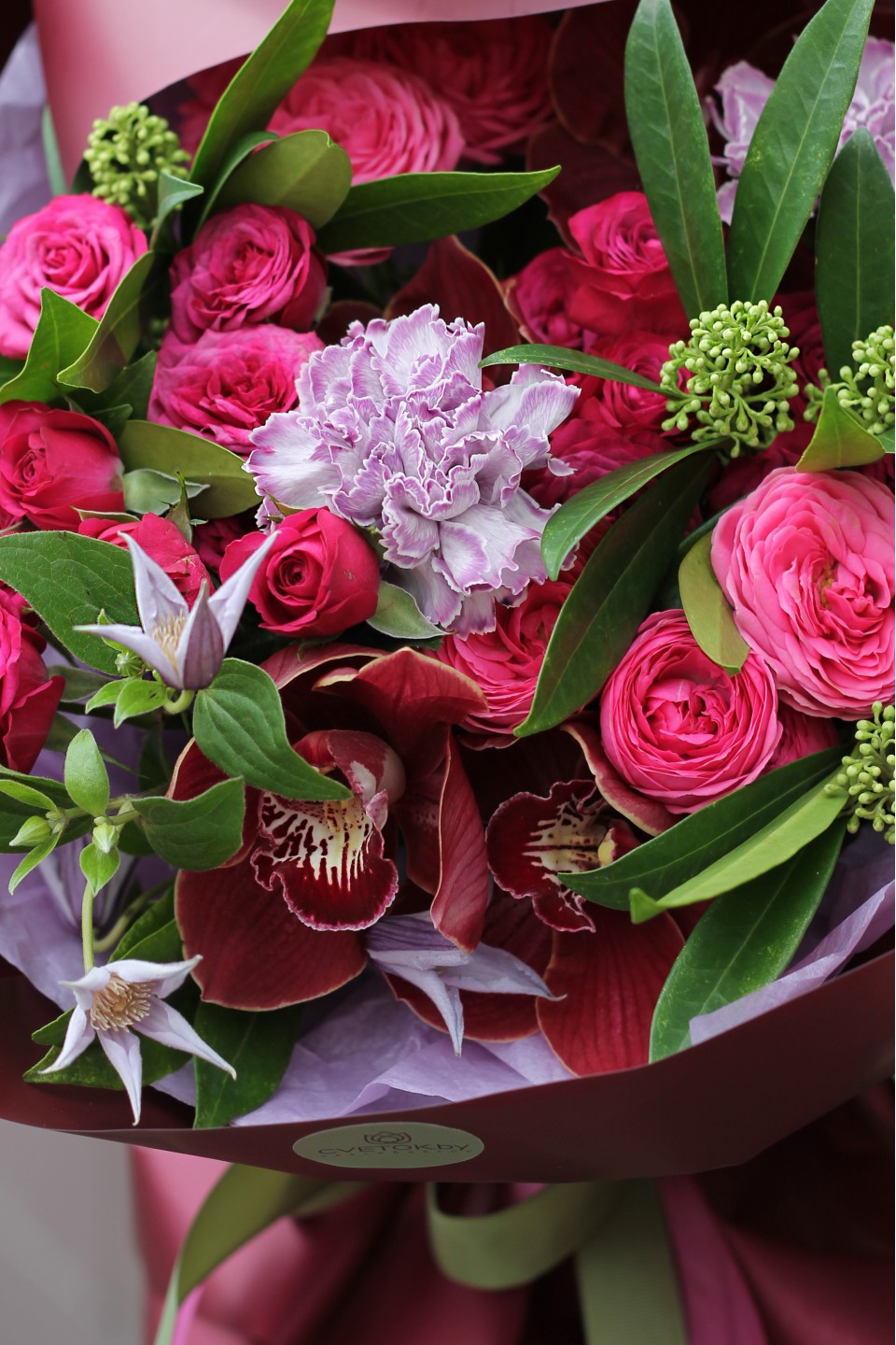 Букет Влечение - подарочное оформление