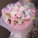 Букет Нежный Роман - подарочное оформление - миниатюра