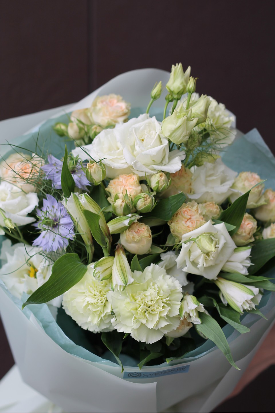 Букет Средиземноморье - подарочное оформление