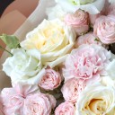 Букет Бог Солнца - с добавлением зелени - миниатюра 