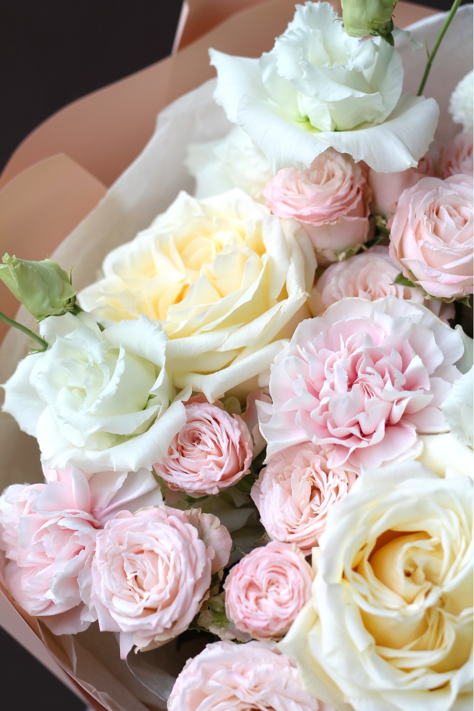 Букет Бог Солнца - с добавлением зелени