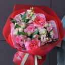 Букет Магическая Красота - с добавлением зелени - миниатюра 