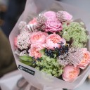 Букет Саю - с добавлением зелени - миниатюра 