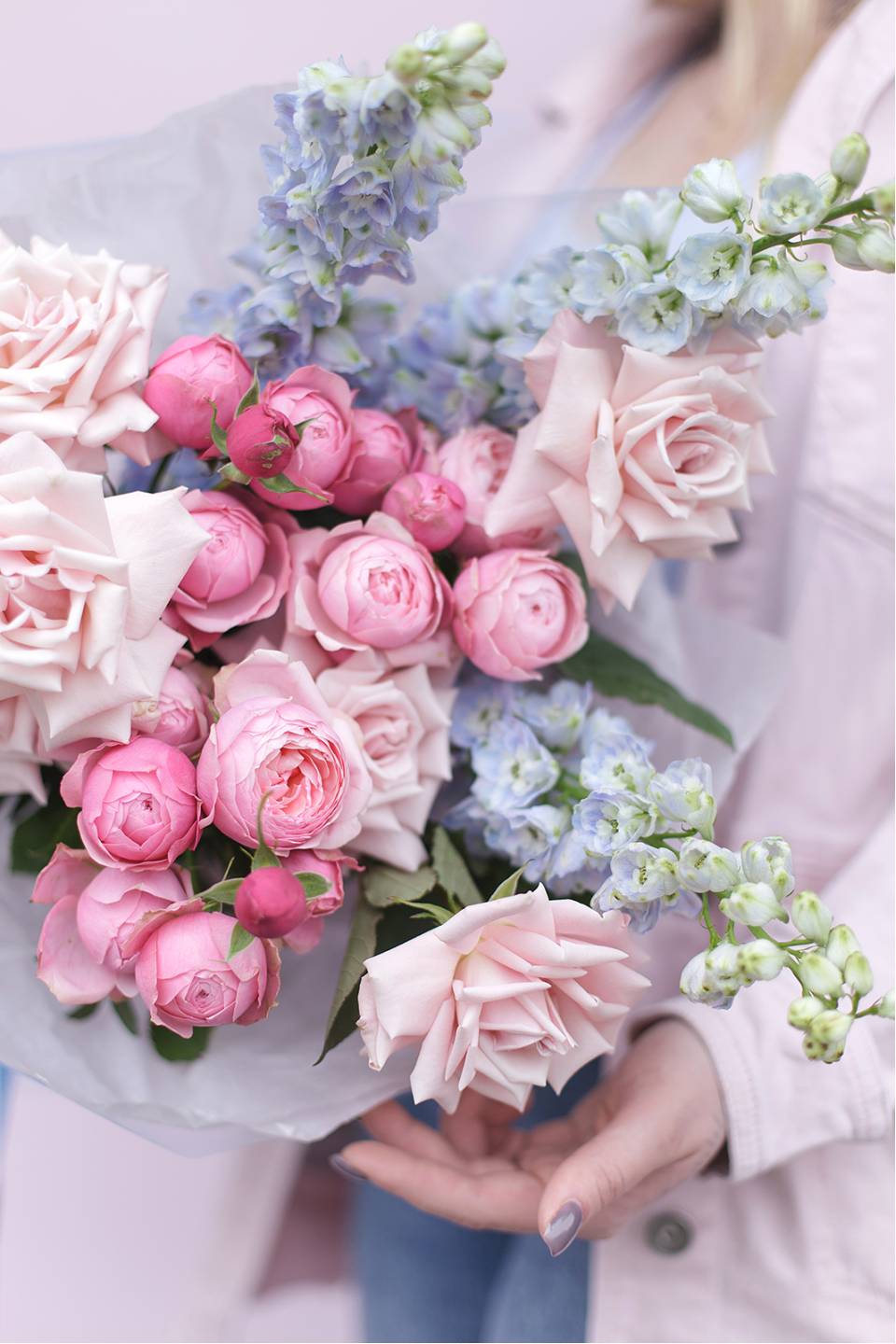 Букет Давай на море - подарочное оформление