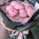 Букет Галактика - с добавлением зелени - миниатюра 