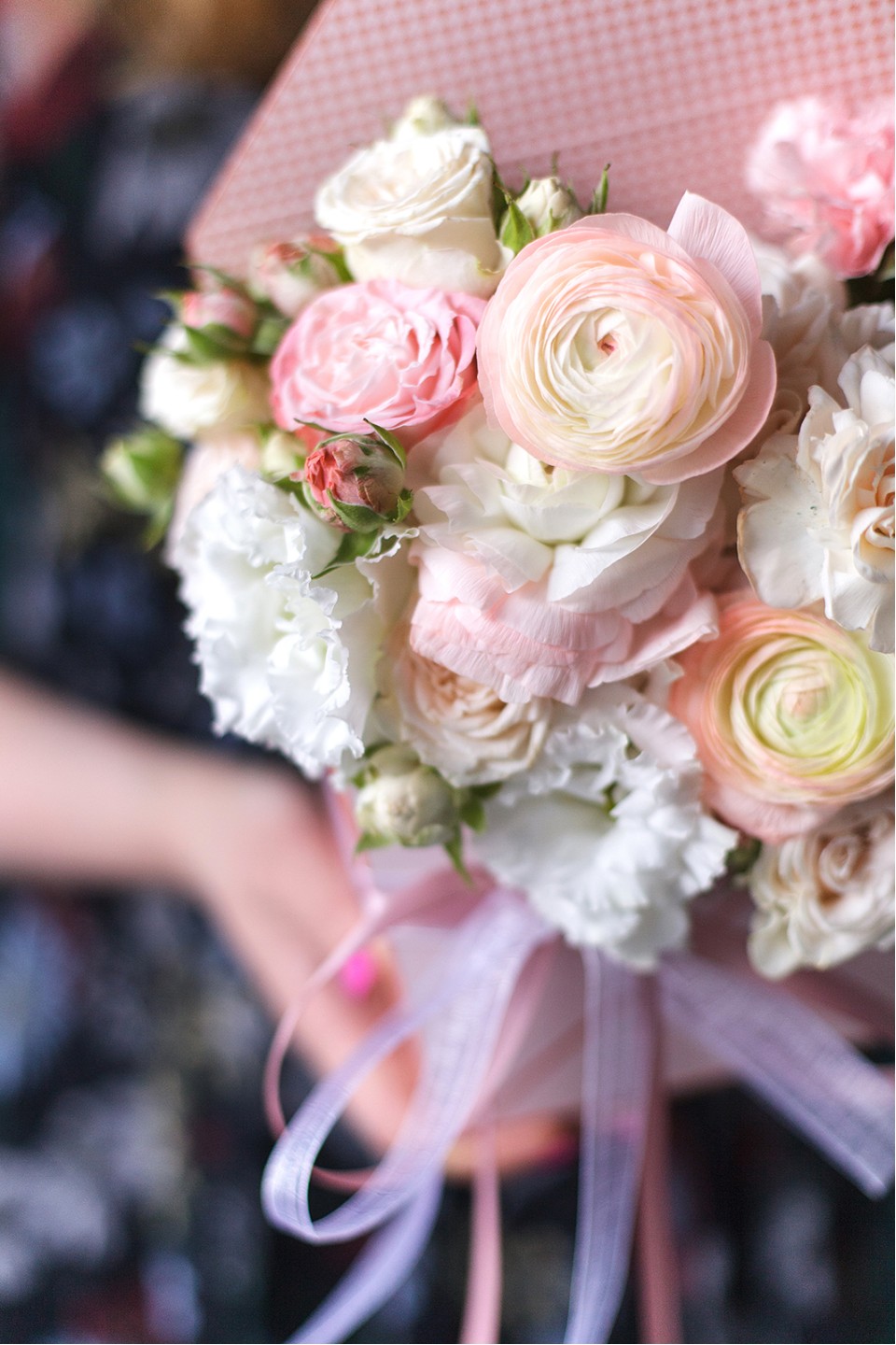 Композиция Воздушное пирожное - подарочное оформление