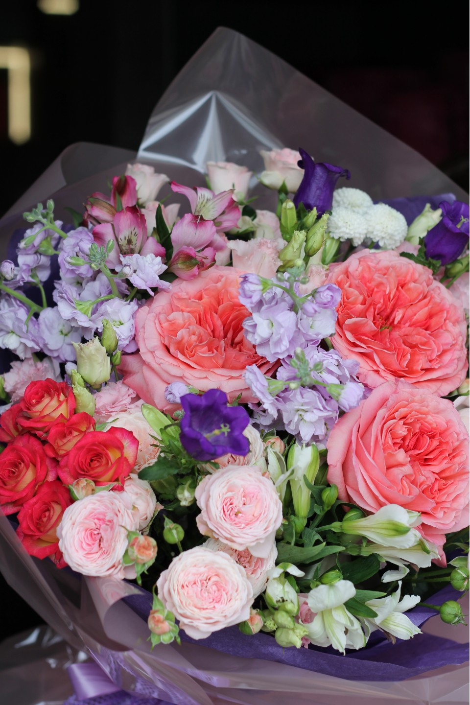 Букет Страстная Леди - подарочное оформление