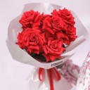 Букет Жизель - с добавлением зелени - миниатюра 