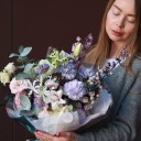 Букет Ремуро - с добавлением зелени - миниатюра 