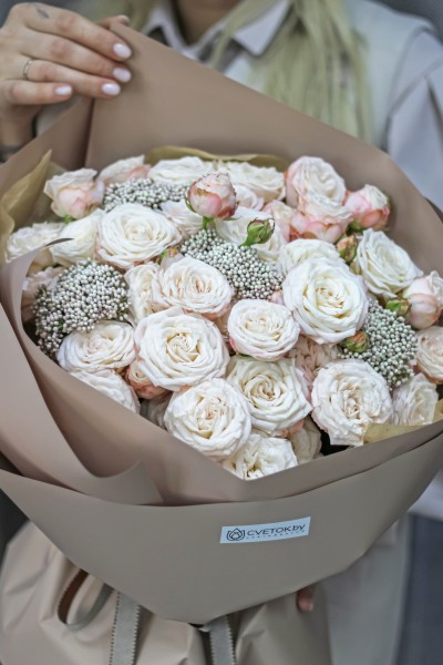 Букет Бежевый Мрамор