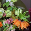 Букет Танагра - с добавлением зелени - миниатюра 