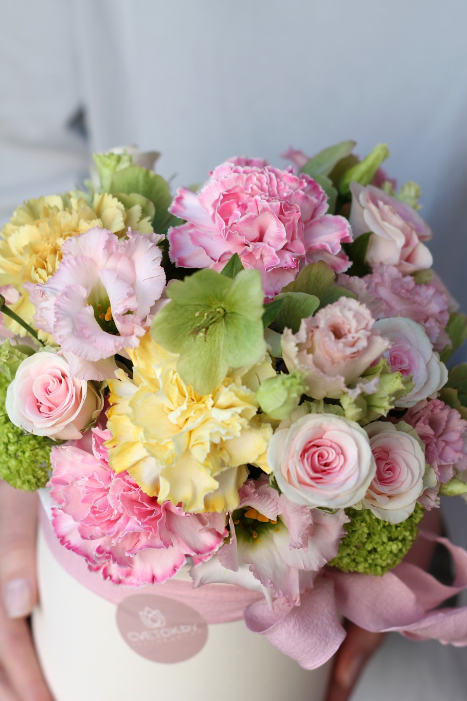 Коробочка Цветочный Зефир - быстрая доставка в Минске