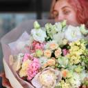 Букет Вавилонский Сад - с добавлением зелени - миниатюра 
