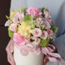 Коробочка Цветочный Зефир - подарочное оформление - миниатюра