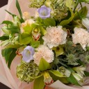 Букет Кружево - с добавлением зелени - миниатюра 