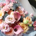 Букет Весенняя Капель - с добавлением зелени - миниатюра 