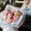 Букет Весенняя Капель - подарочное оформление - миниатюра